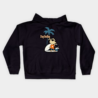 Dog surf 96008 Kids Hoodie